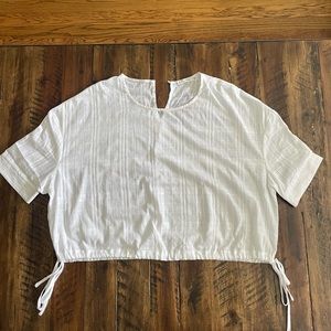 MANGO linen top